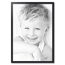 ArtToFrames 27x39 Inch Black Picture Frame, This