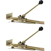 QWORK Hardwood Flooring Jack, 2 Pack Flooring Jack and Positioning Tool for Straighten and Installing Hardwood Floors, Easy Ratcheting Mechanism