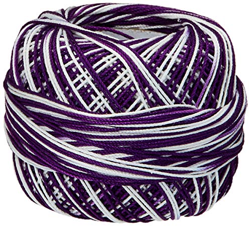 Handy Hands Lizbeth Cordonnet Cotton, Size 10, Purple Twist