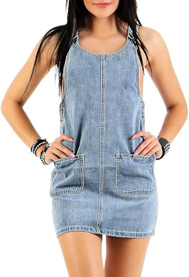vero moda dungaree dress