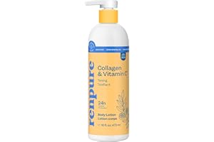 Renpure Collagen & Vitamin C Toning Body Lotion – 24HR Moisturization – Helps Promote Toned Looking Skin – For All Skin Types