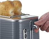 Russell Hobbs Inspire 2 Slice Toaster Grey 1050W Extra Wide Slots view 2