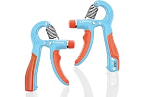 Longang Hand Grip Strengthener with Adjustable Resistance 11-132 Lbs (5-60kg), Wrist Strengthener with Counter, Forearm Gripper, Hand Workout Squeezer, Grip strength Trainer, Hand Grip Exerciser for Men and Women