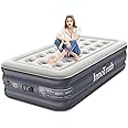 InnoTruth Twin Air Mattress with Built in Pump, Inflatable Blow up Mattress, 18" Raised Colchones Inflables Air Bed for Guests & Home, Ideal for Home Use and Outdoor Camping, 300lb Weight Capacity