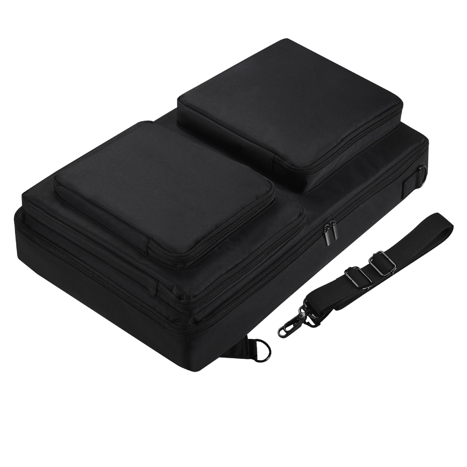 Yaowanguan DJ Controller Case for Pioneer DJ DDJ-SR2/DDJ-SR,for Native Instruments Traktor Kontrol S4 Mk3,for Hercules Inpulse 500,Travel Carrying Cover Shoulder Bag Backpack for Headphones,Cable,CD
