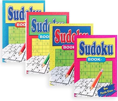 WF Graham Set of 4 Sudoku Puzzles A5 Size Travel Books