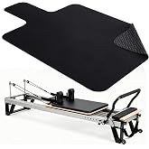 Pilates Reformer Mat Cover, Non-Slip Pilates Mat Towel, 39 x 24 Inch | Fits Home and Studio Pilates Reformer Machines, Suede Surface, Silicone Grip Backing, Sweat-Absorbent, Machine Washable