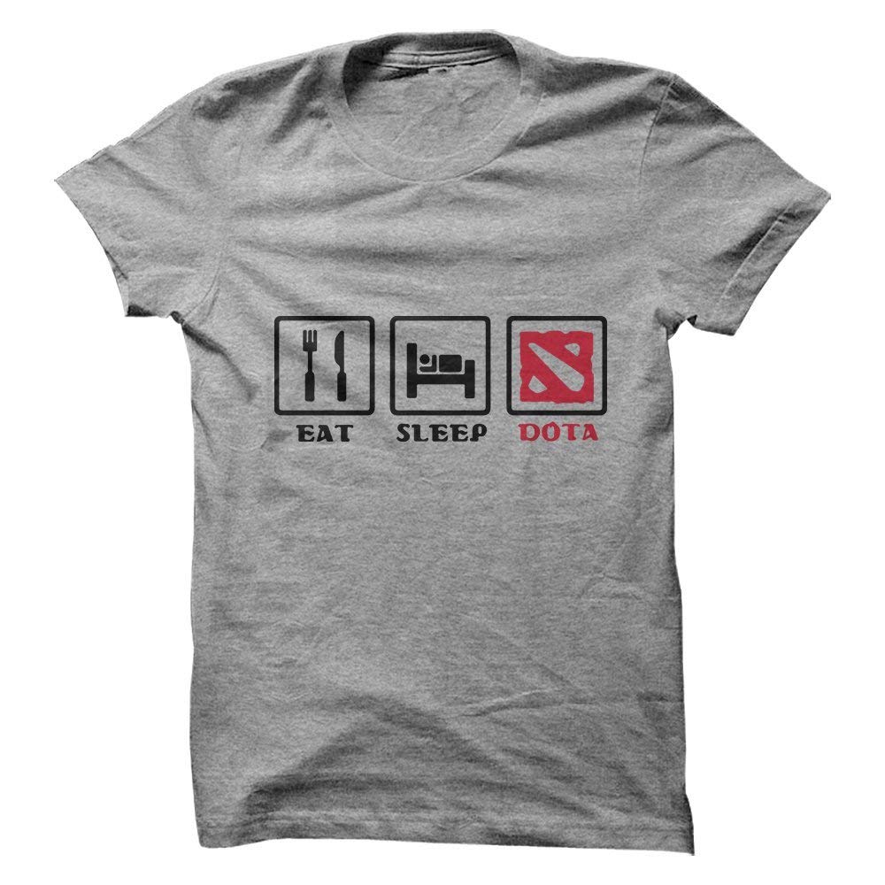 Mad Over Shirts Eat Sleep Dota Gamer Gaming Nerd Company Player Friends Life Bae T Shirt