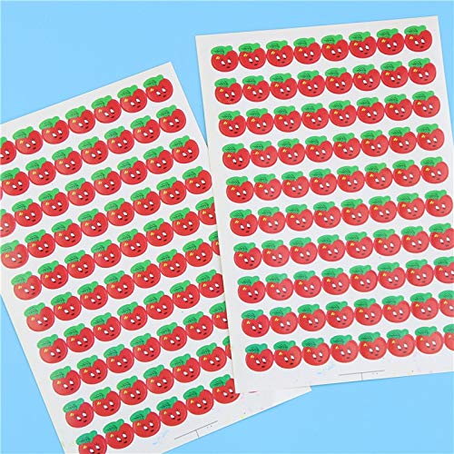 5 Pcs/Pack Cartoon Stars Fruits Reward Adhesive Stickers Memo Pad Children Toys Scrapbook Gift