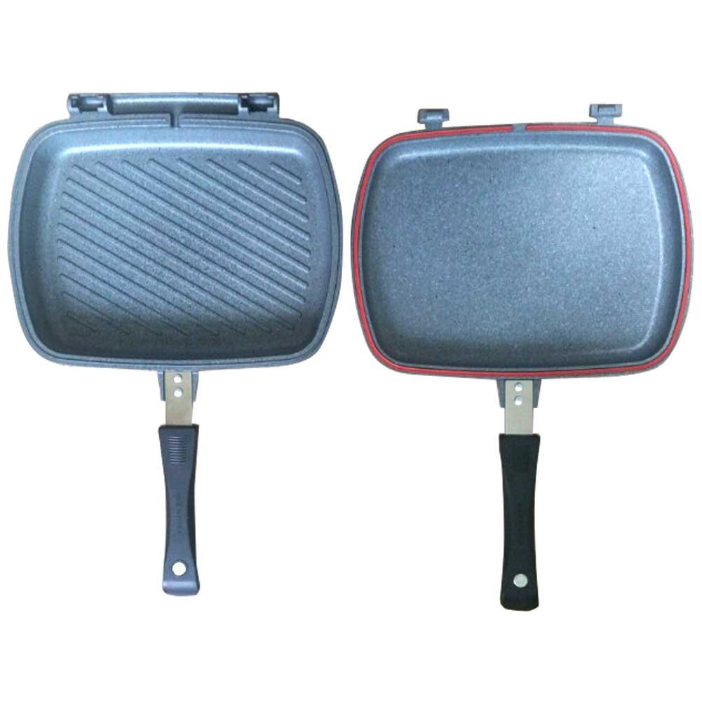 CHEFLINE Doublepan ,Grill Pan, Double Sided Pan Buy Online in UAE