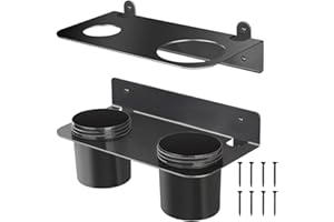 Baoblaze 2 Pieces Oil Funnel Holder with Removable Cup Organizer Portable Shed Fluid Drain House Heavy Duty Oil Bottle Storag