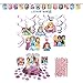 Princess Dream Big Birthday Party Decorations Supplies Pack | Straws, Table Decorating Kit, Hanging Swirls, and Banner | Celebrate Your Princess with Belle, Ariel, Rapunzel, and Cinderella!