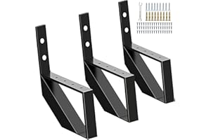 Zwinz Steel Stair Riser 1 Step, Metal Stair Stringers for Deck Height 11.9 inches, Steel Porch Steps Deck Stairs for Outside Stairs 3 Pack