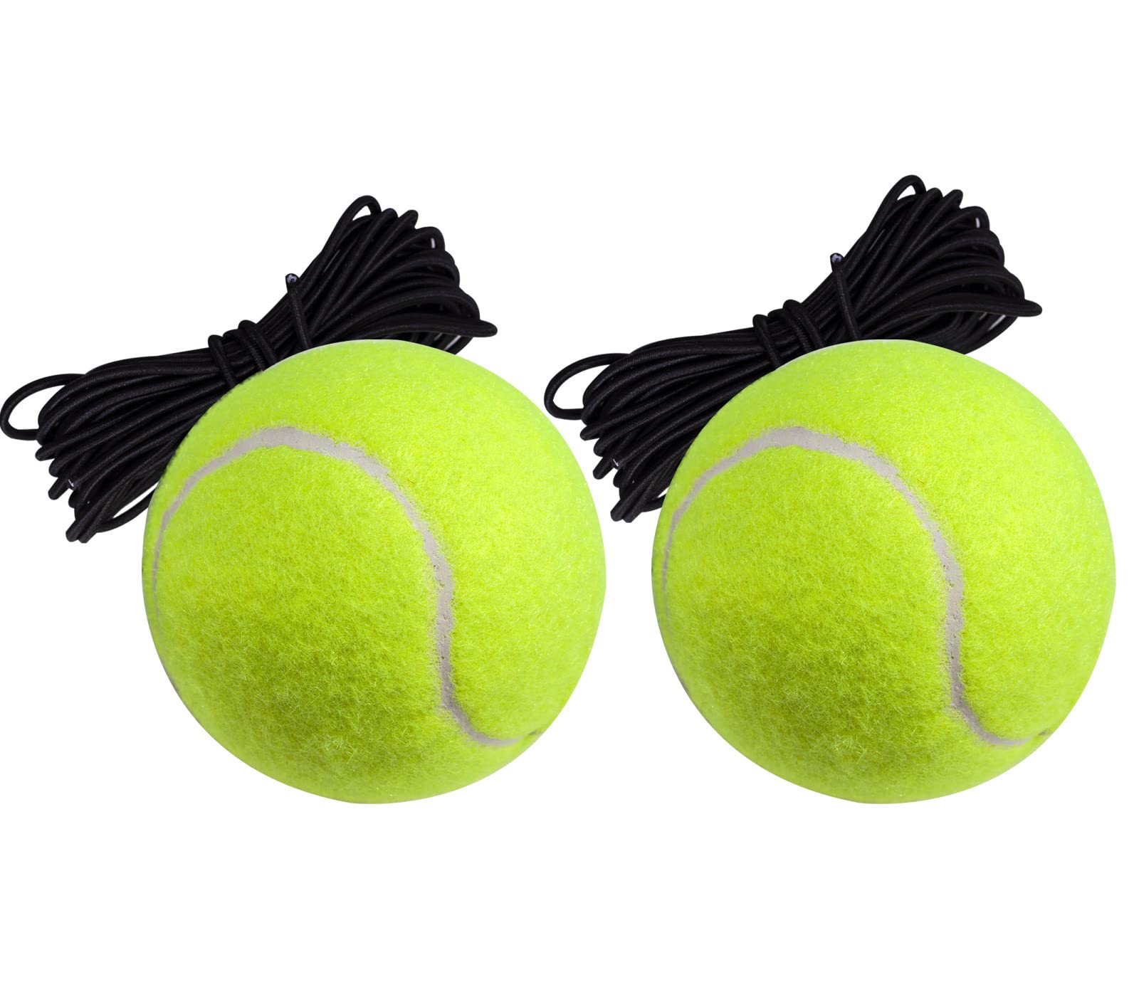 Orrdiffi Tennis Ball Tennis Trainer Balls, Swing Ball with 4m Elastic String Attached for Self-Study Exercise, Ideal for Indoor and Outdoor Practice（2 pieces — image 1