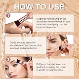 AOOWU Flat Top Foundation Brush Premium Multifuntional Makeup Tool view 4