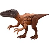 Mattel Jurassic World Strike Attack Dinosaur Toy with Single-Strike Action &amp; Movable Joints, Herrerasaurus Action Figure Includes Digital Play