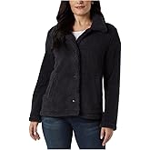 32 Degrees Heat Women's Cozy Fleece Button Front Jacket