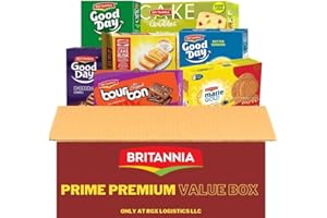 Britannia Premium Value Box | Cookies & Cake Variety Pack | Chocolaty and Crunchy Range | Healthy, Delicious & Crispy | Treat for Friends & Family (Pack of 18)