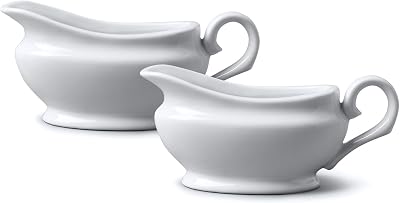 WM Bartleet & Sons 1750 Porcelain Gravy Sauce Boats Set 2 Mini 90ml White