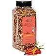 HQOExpress Organic Red Chili Pepper Crushed – Non GMO, Kosher, USDA Certified Organic Chili Flakes – Hot and Spicy Seasoning for Soups, Chilis, Marinades and Stir Fries, 10 oz. Chef Jar