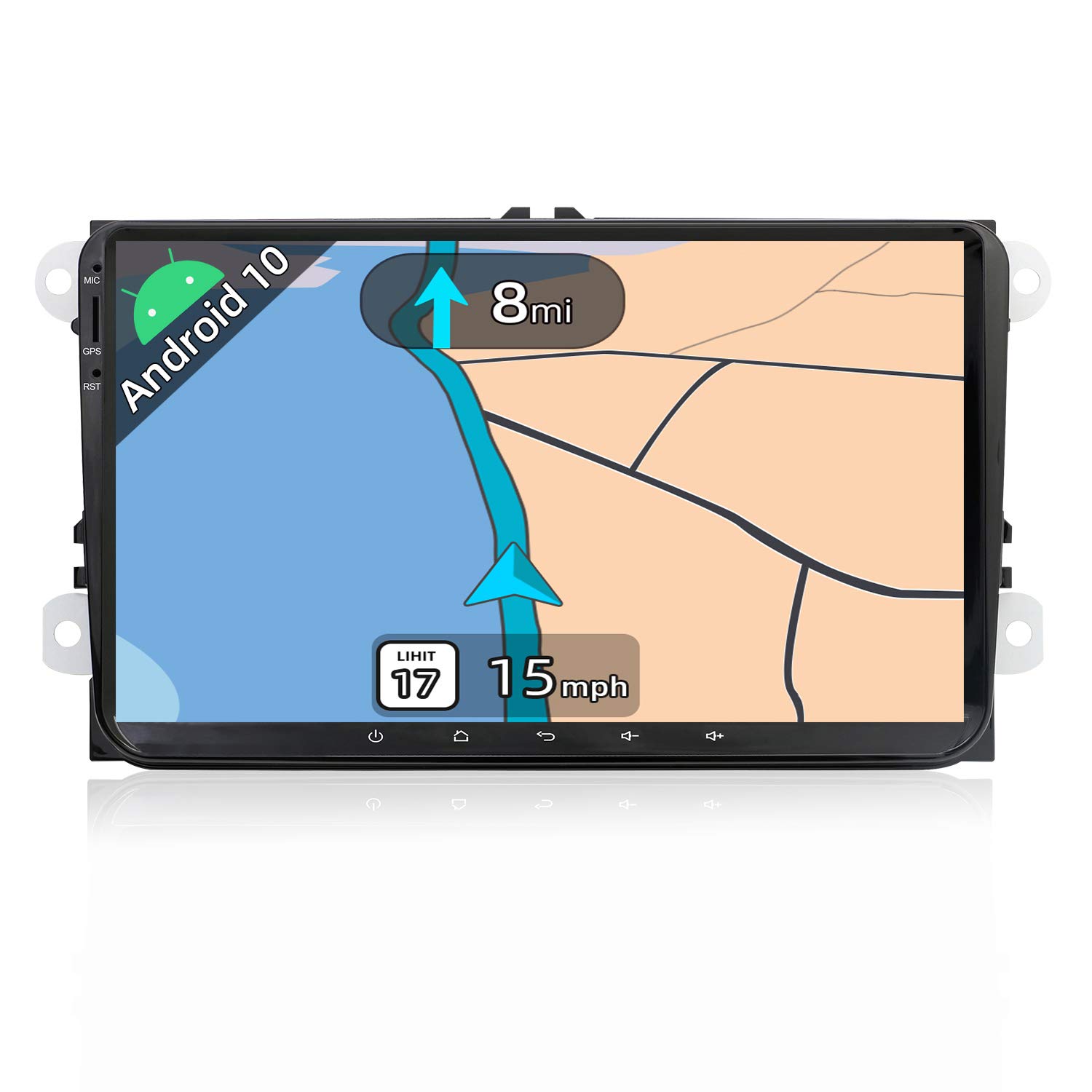 JOYX Android 10 Double Din Car Stereo Head unit Fit for VW Golf/Skoda/Seat/Passat/Polo |9 Inch 2G-RAM | Free Backup Camera Canbus | Support DAB WIFI Bluetooth Steering Wheel GPS Carplay Android Auto