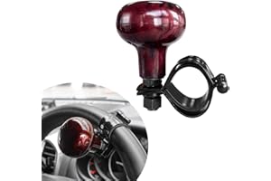 JUSTTOP Steering Wheel Spinner Knob, Anti-Slip Steering Wheel Aids Power Handle Spinner for Driving Effortlessly, Smooth ABS 