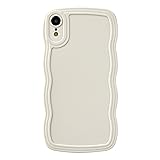 Caseative for iPhone Xr Case, Solid Color Curly