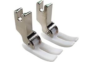 VANELY 2PCS Industry Sewing Machine Teflon Presser Foot for Juki Brother Singer Consew Industrial Lockstitch Sewing Machines