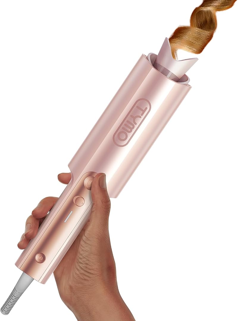 TYMO CurlPro Plus Automatic Curling Iron 32 mm Long Barrel Gold Blush UK