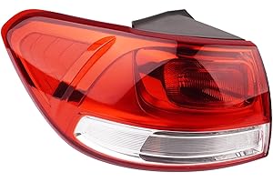 SONAKY 92401-C6000 Left Diver Side Halogen Tail Light Lamp Compatible with 2016 2017 2018 KIA Sorento L LX EX Replace 92401C6