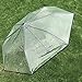 Clear Transparent Folding Auto Open/Close Umbrella w Reinforced Steel Ribs (Black Rim) Fast ePacket Shipping