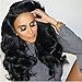 Eayon Hair Pre Plucked 360 Lace Frontal Wigs-Body Wave Full Frontal Lace Human Hair Wigs for Women Natural Hairline with Baby Hair Natural Color 150% Density 18inch