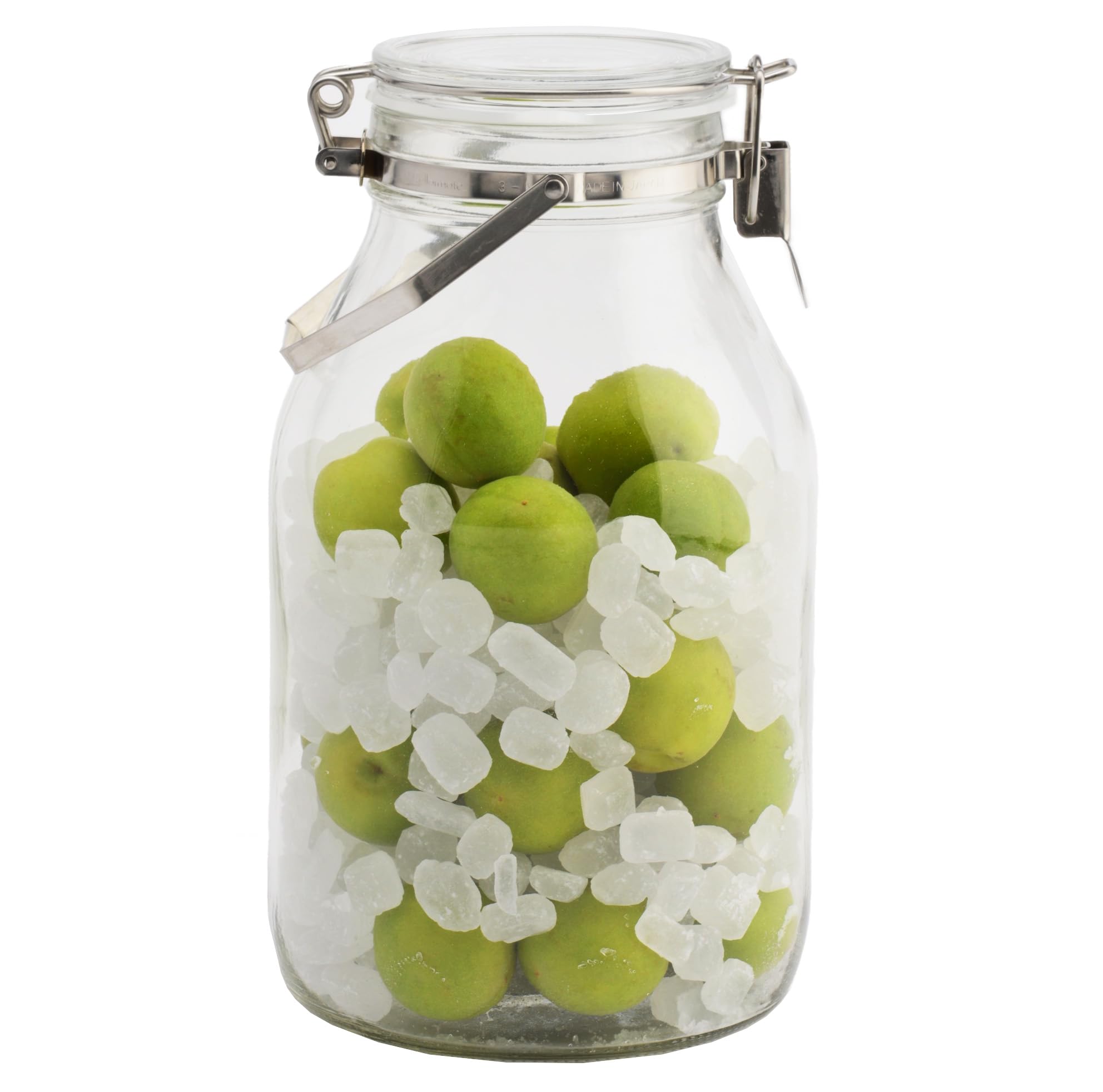 星硝(Seisho)セラーメイト 取手付 密封瓶 保存容器 梅酒 びん 果実酒 づくり 3L ガラス 日本製 220315商品画像