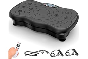 MAWUYE Vibration Plate Exercise Machine for Lymphatic Drainage Weight Loss, Whole Body Workout Vibration Fitness Platform ,Home Training Equipment ,Sport Gym for Weight Loss Fat Burner for Women Men