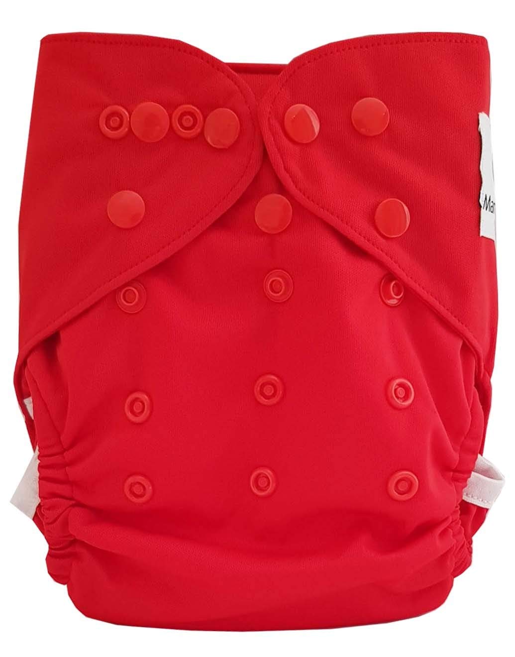 Rouge Maman Et Nature Couche Lavable Tout En Deux Te2 Double Goussets Couches Couches Lavables Dwteam In