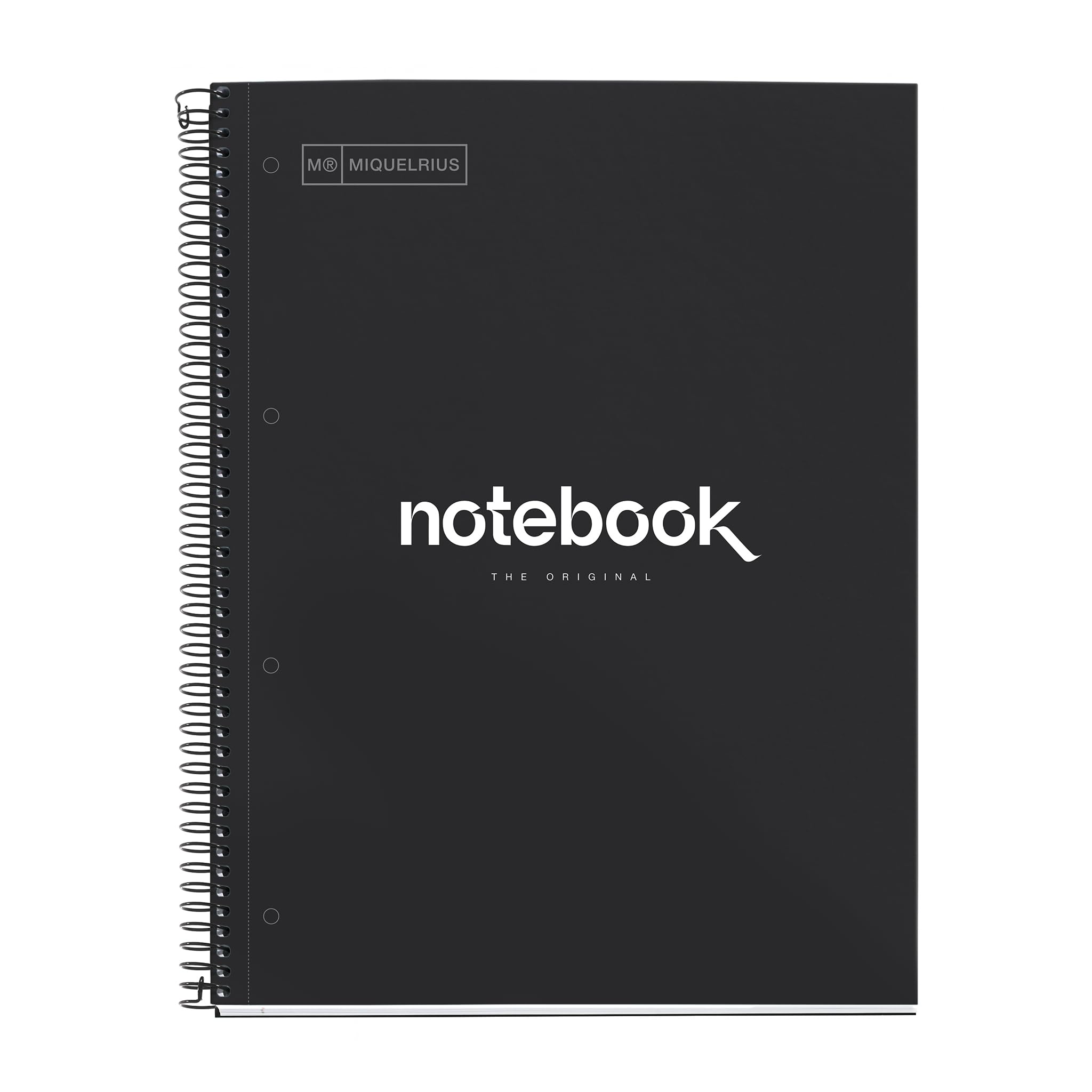 Miquelrius Spiral Notebook A4 Black