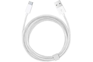 ABYSSSEA iPhone 15/16/16E/17 USB A to USB C Woven Cable for iPhone 17Air, 15 16 Pro Max, 15/16 Plus, iPad 10th Gen,iPad Pro 12.9/11,iPad Air 5th/4th Gen,Mini 6th Type-c Charger Cord,Car CarPlay Charging Cable