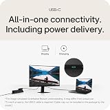 LG 24U421A Monitor 24 inch Curved FHD 1080p 100Hz USB-C HDMI VA view 3