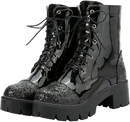 Glitter steel toe boots Clearance