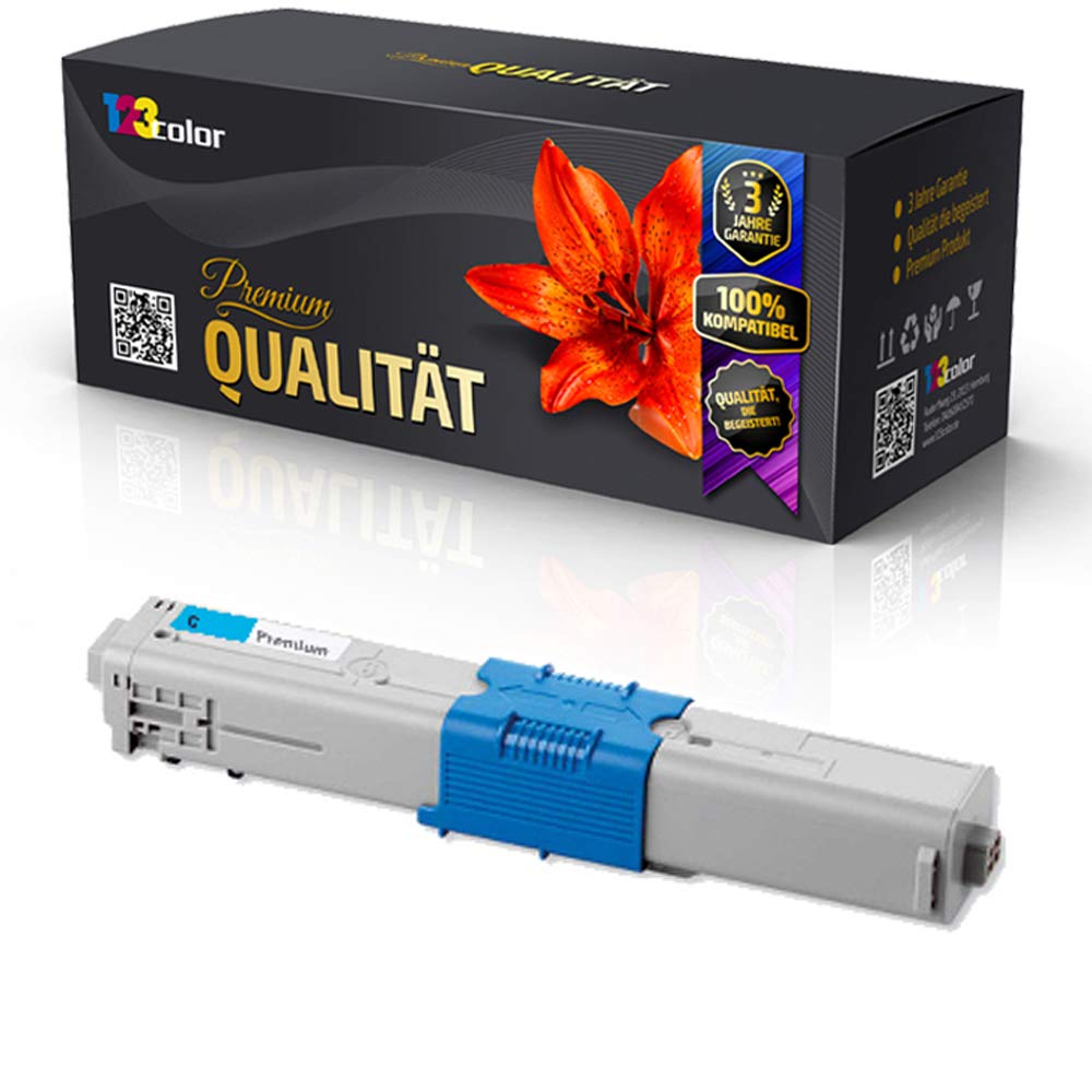 Compatible Toner Cartridge for OKI C301 DN C321 DN 44973535 Blue Cyan - Office Print Series
