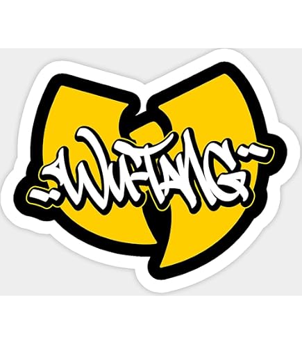 Stickers Wu Tang Clan En Vinyle Haute Qualité - Multi-couleurs - Fabriqué Aux USA - Neuf