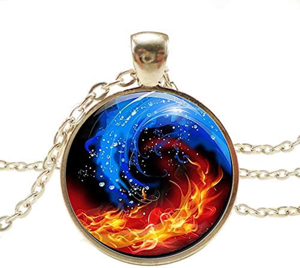 Retro Yin Yang Choker Pendant Necklace for Mother's Day,Birthday Day