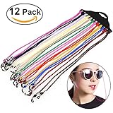 NUOLUX Eyewear Retainer,Nylon Eyewear Cord,Eyeglass Chains Neck String -12pcs