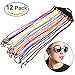 NUOLUX Eyewear Retainer,Nylon Eyewear Cord,Eyeglass Chains Neck String -12pcs