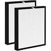 Nispira Replacement HEPA Filter Compatible with Surround Air Intelli-Pro XJ-3800 Air Purifier, 2 Filters