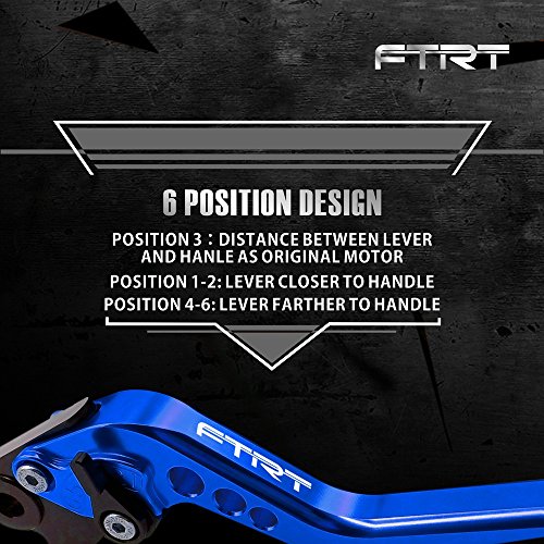 image for FTRT Short Brake Clutch Levers for Yamaha MT-07/FZ-07 2014-2018, XJ6 D