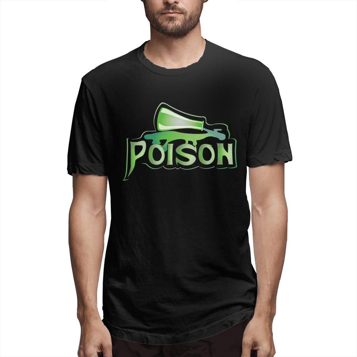 Louishollingsworth 100 Poison Comfy Colors Black Graphic Short Sleeve For S T Shirt