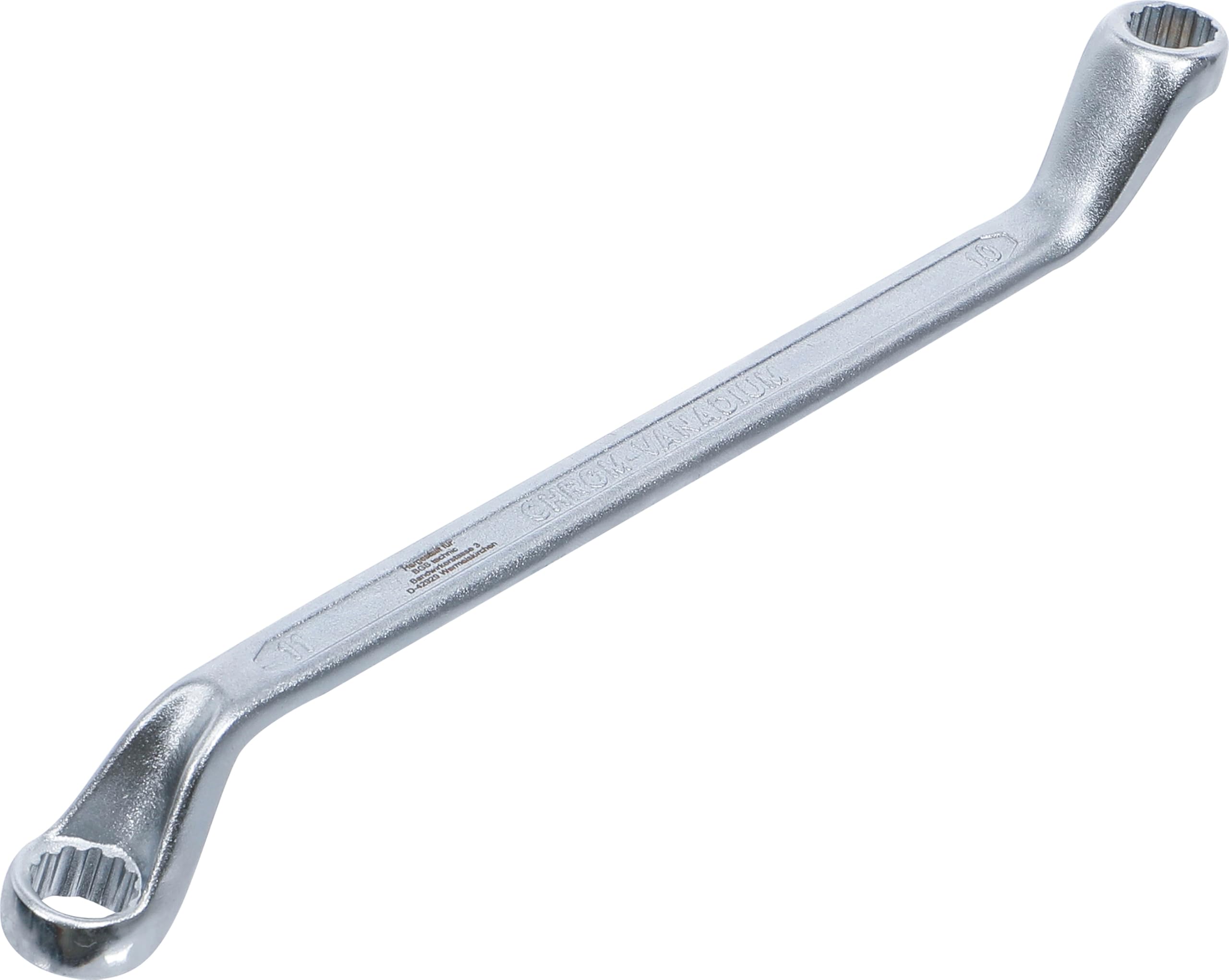 BGS 30210 | Double Ring Spanner | deep offset ends | 10 x 11 mm