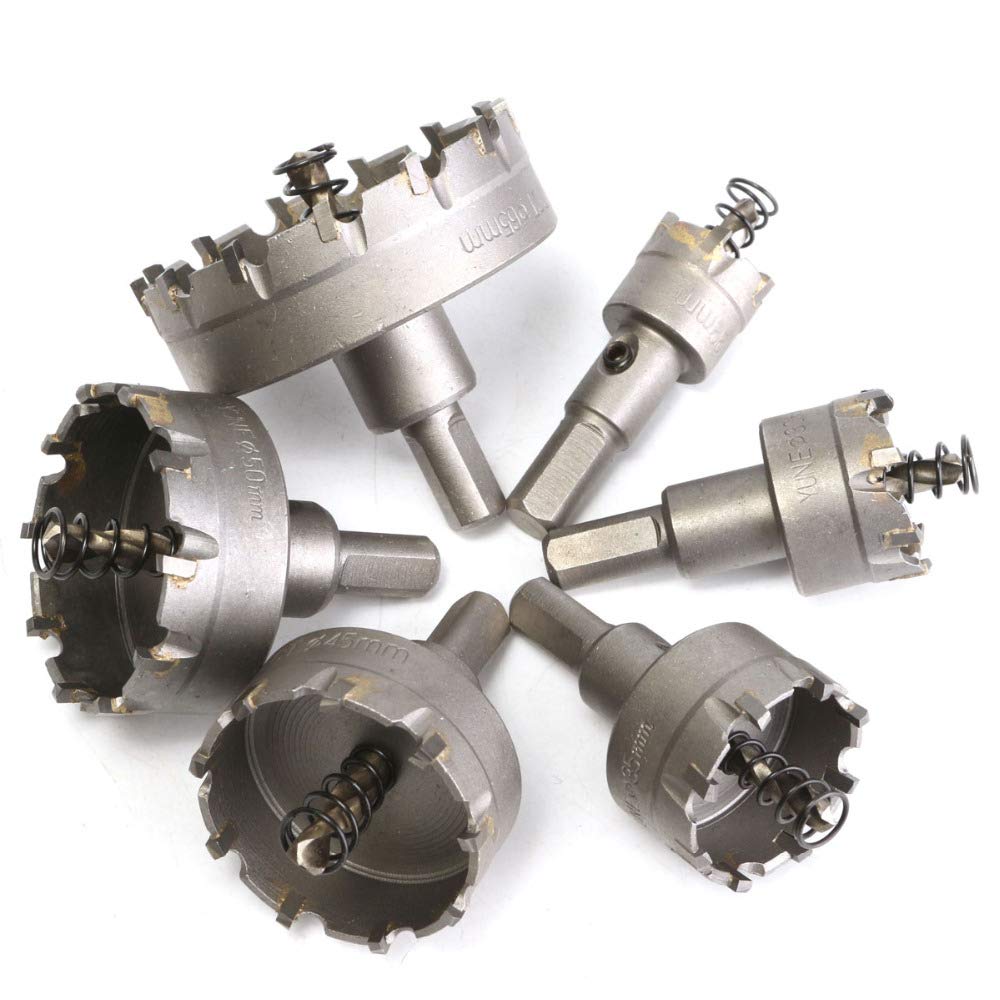 Hole Saw Set Drill Bit Set Stainless Steel Carbide Tip Metal Drill Bit Drill Bit Hole Saw