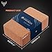 Forbidden Road 2 Pack Cork Yoga Blocks - 4 * 6 * 9 inch